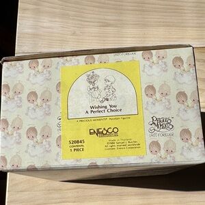 Precious Moments Porcelain Figurine “Wishing You A Perfect Choice”